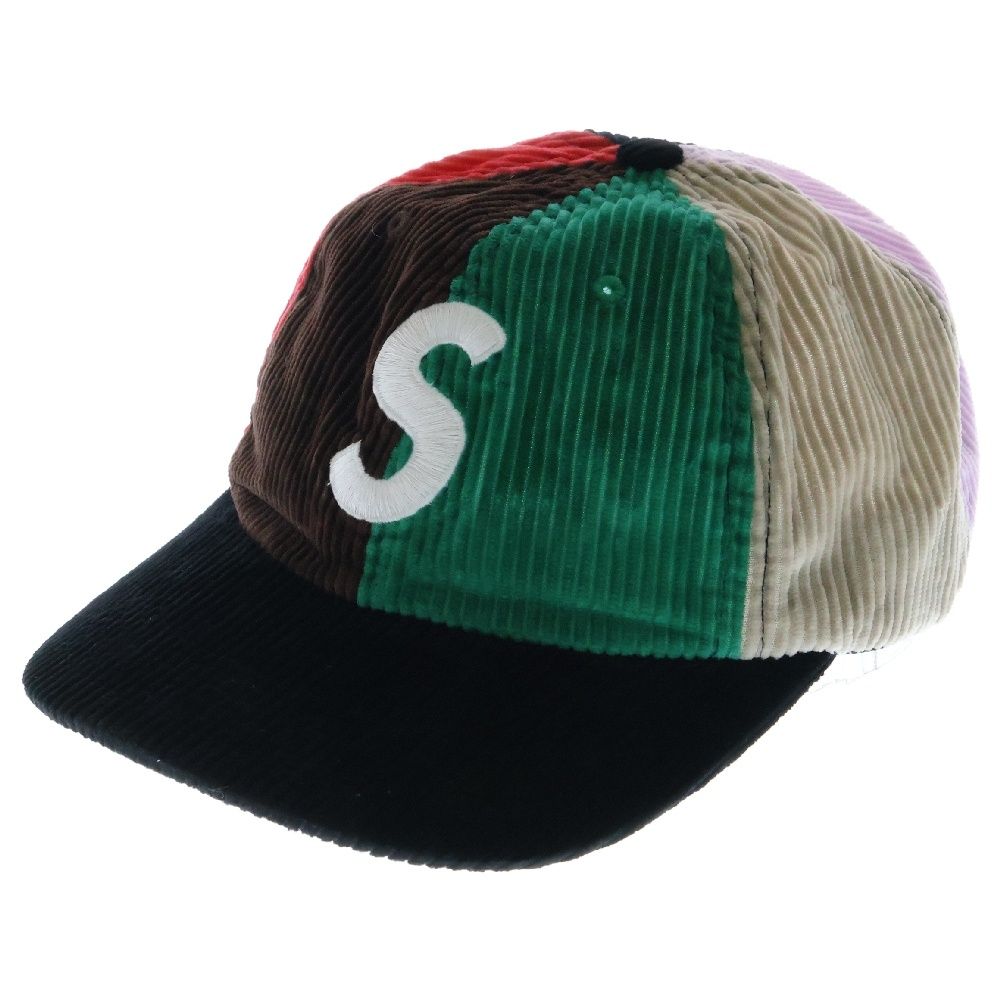 SUPREME シュプリーム 24AW Corduroy S Logo 6-Panel コーデュロイ フロントロゴ 6パネル キャップ マルチ