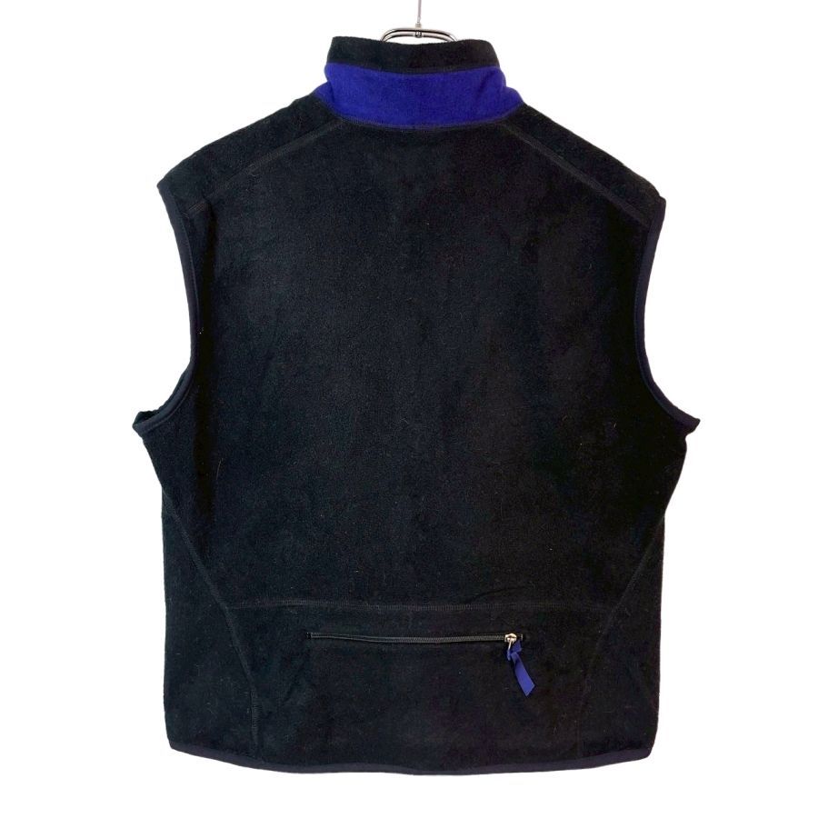 パタゴニア フリースベスト アウトドア ネイビー ジップアップ 刺繍 M パタゴニア フリースベスト アウトドア ネイビー ジップアップ 刺繍 M