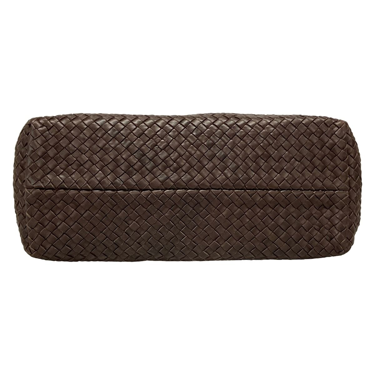 ボッテガヴェネタ　ブラウン レザー トートバッグ BOTTEGA VENETA ボッテガヴェネタ イントレチャート トート