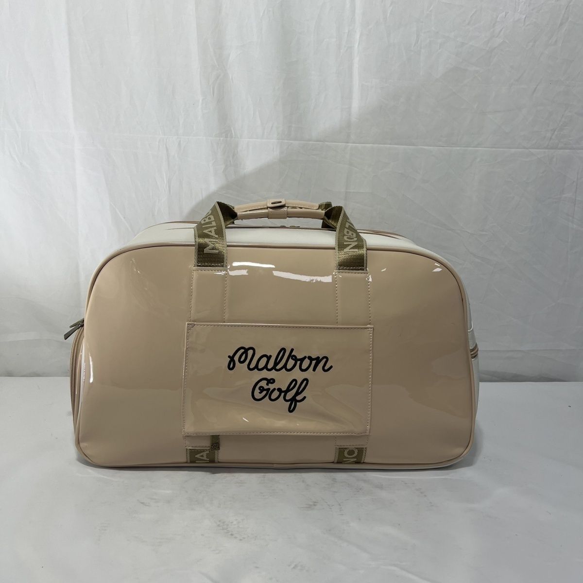MALBON GOLF エナメル ボストンバッグ シューズポケット付 スポーツ