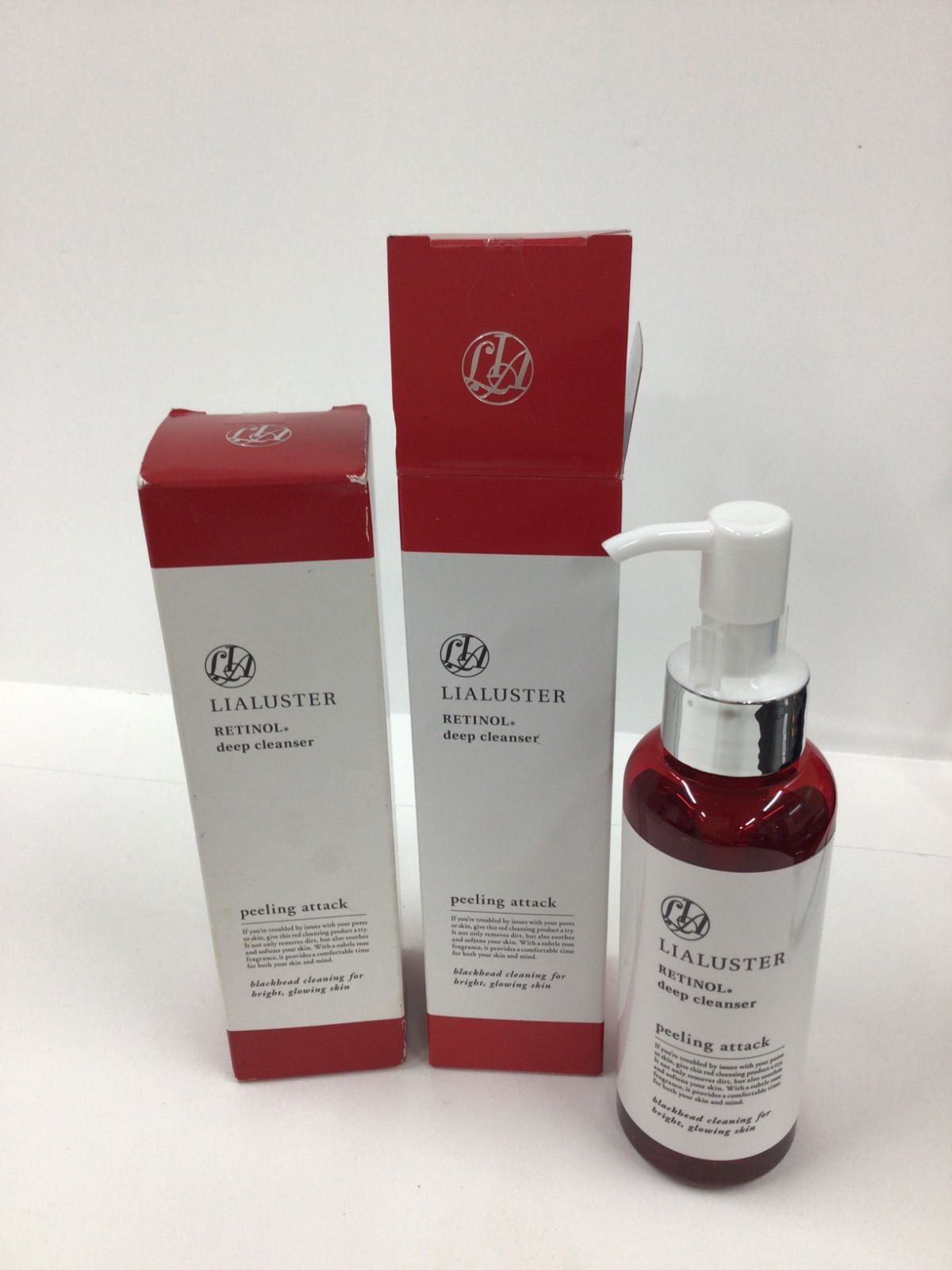 新品】リアラスター LIALUSTER レチノールディープクレンザー2本セット