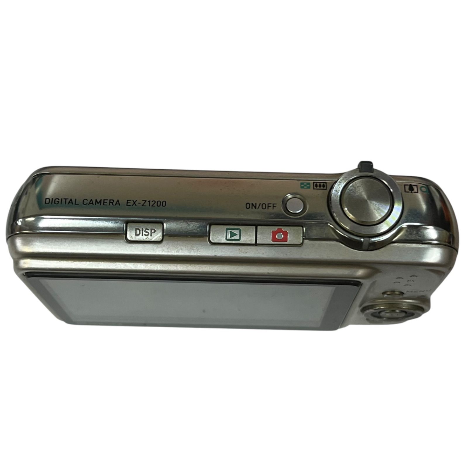 動作確認済 CASIO EXILIM EX-Z1200 シルバー 美品】CASIO EXILIM EX