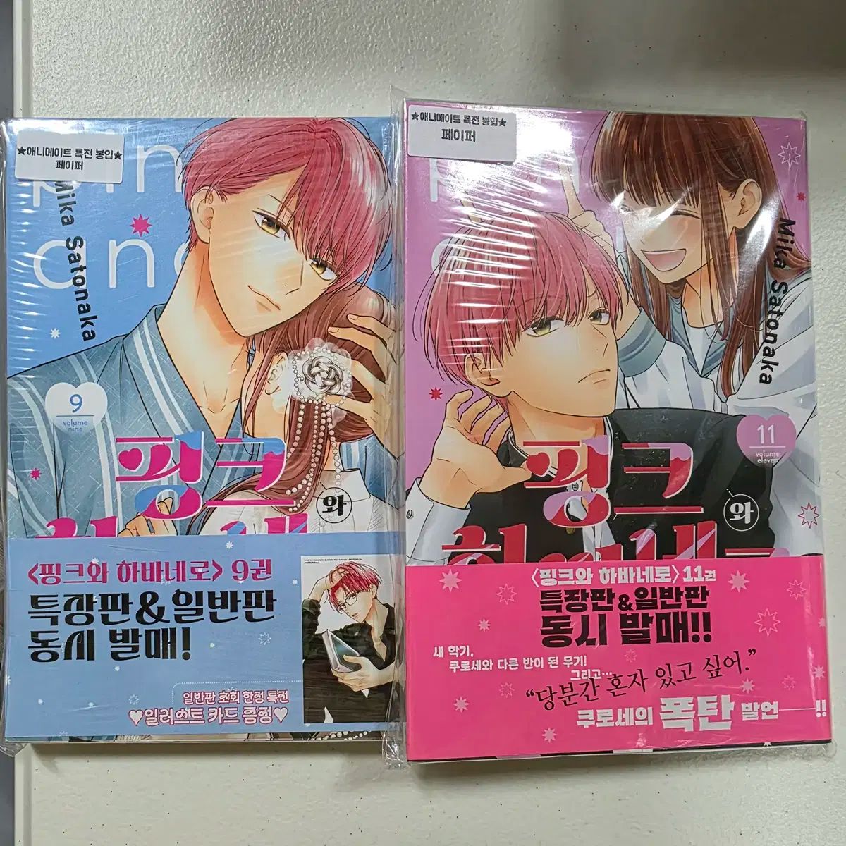 ピンクとハバネロ 9巻 11巻 未開封 初回版(アニメイト 特典付き)