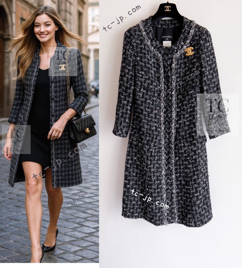 CHANEL　コート　ワンピース CHANEL シャネル ワンピース コート｜ハイブランド中古販売