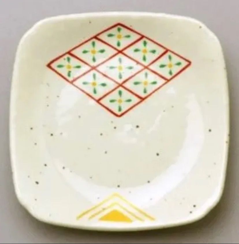 レア❣️小皿 ふきよせ 松雲作 絵変り 五枚 共箱 時限SALE》美濃焼 懐石赤絵角小皿 5柄組 ○2711353U - メルカリ