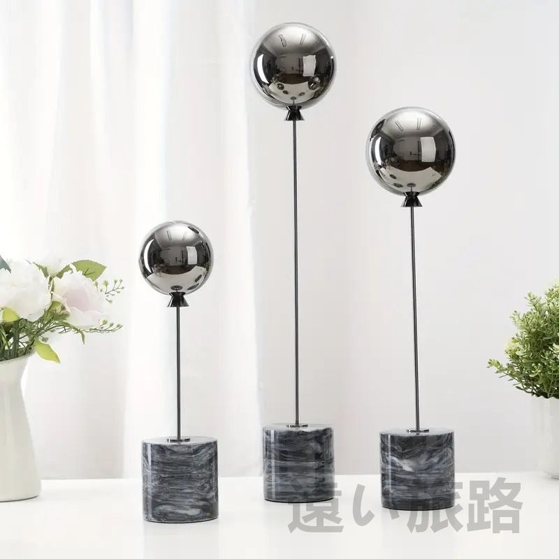 気球 風船風 置物 オブジェ オーナメント 幾何学的 おしゃれ モダン シック 装飾 ホームインテリア インテリア装飾 工芸品 卓上 玄関 リビング ホームデコ 8-14