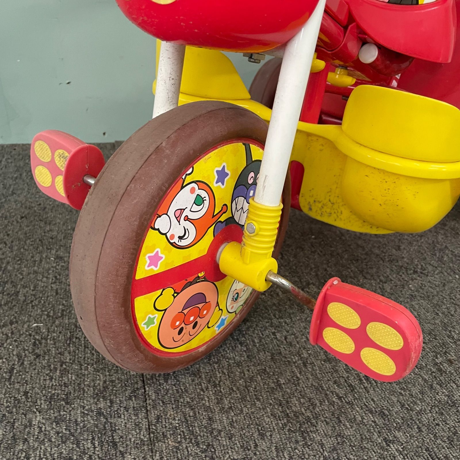 ♭ 送料込み アンパンマン 三輪車 デラックス サンシェード - メルカリ