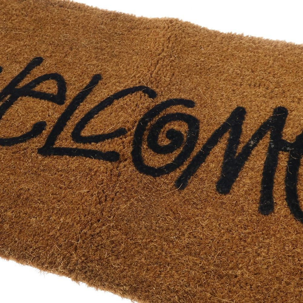 STUSSY (ステューシー) WELCOME MAT ウェルカム 玄関マット ブラウン
