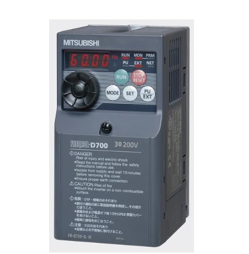 三菱電機 MITSUBISHI ELECTRIC インバータFREQROL-D700 FR-D720-0.1K