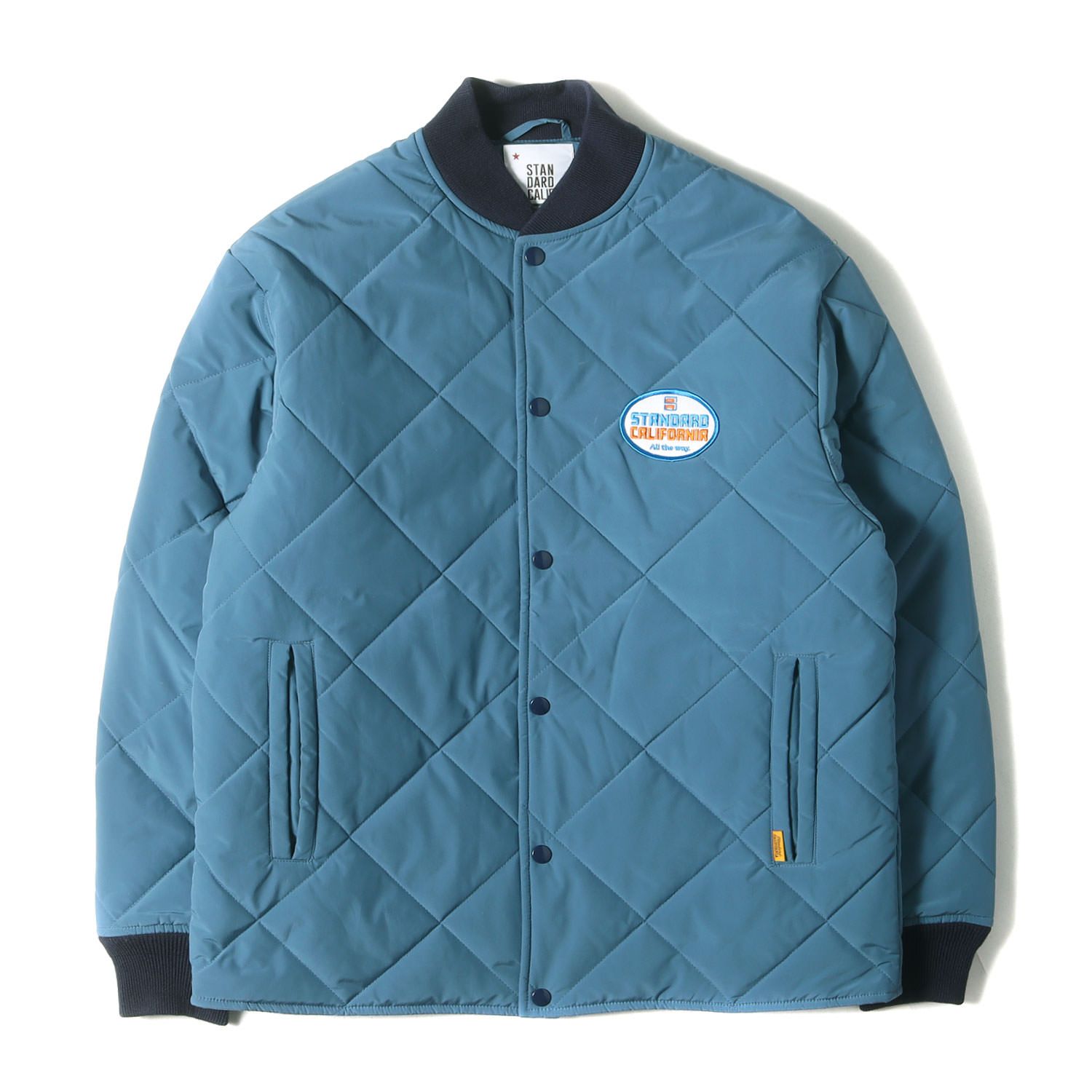 STANDARD CALIFORNIA スタンダードカリフォルニア ジャケット サイズ:L 23AW プリマロフト キルティング ジャケット (SD Primaloft Quilted Jacket) ライトブルー アウター ブルゾン 上着【メンズ】