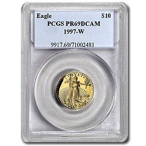 1997-W 1|4 oz Proof American G Eagle PR-69 PCGS