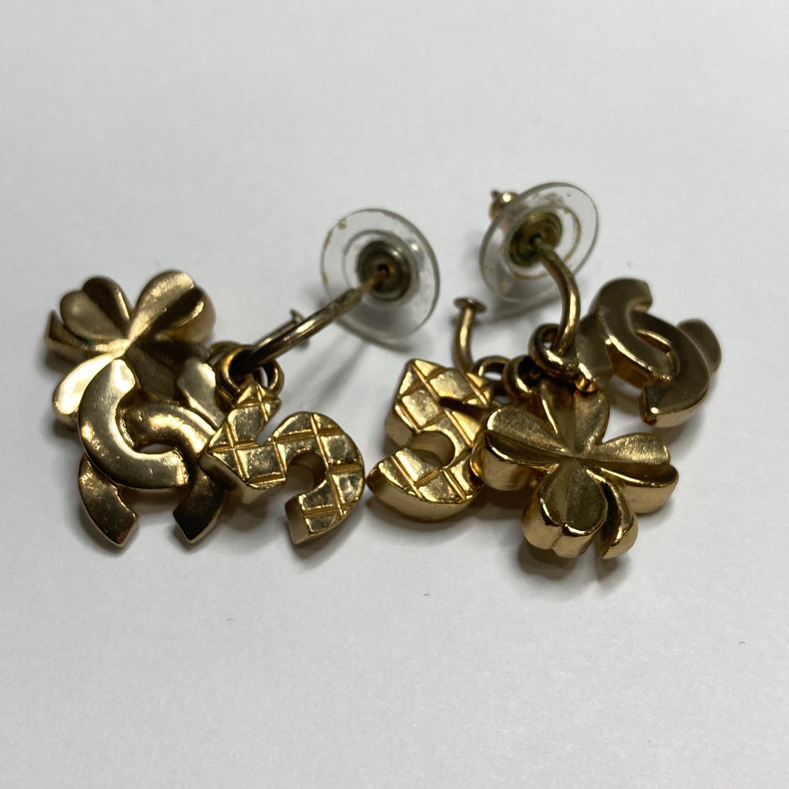 m001 Y1 ④ シャネル CHANEL ヴィンテージ ピアス ココマーク No