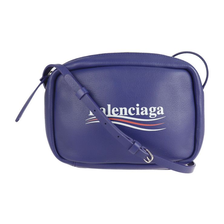 BALENCIAGA バレンシアガ ショルダーバッグ 489812 レザー ネイビー