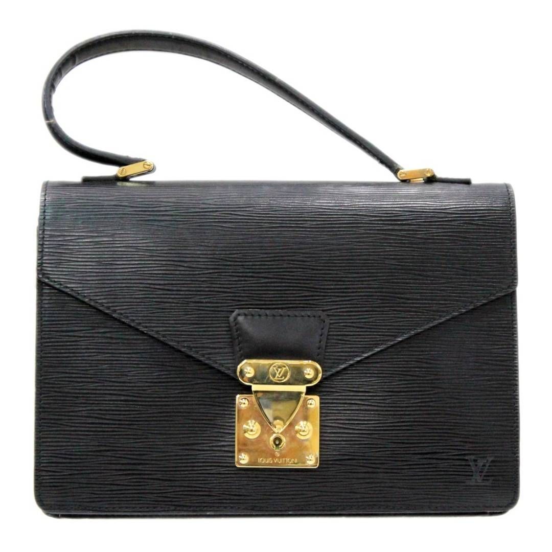 LOUIS VUITTON/ルイヴィトン コンコルド ハンドバッグ エピ ノワール 