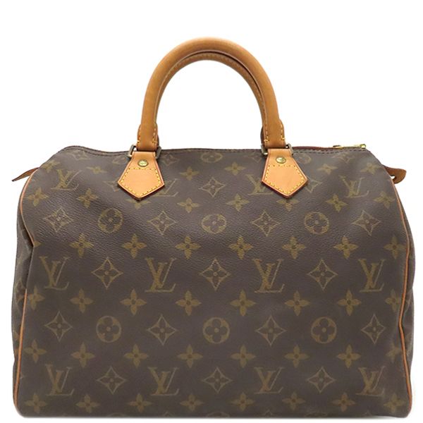 ルイヴィトン LOUIS VUITTON ハンドバッグ スピーディ 30 モノグラムキャンバス モノグラム ゴールド金具 茶 ミニボストン M41526 AA2099 保存袋