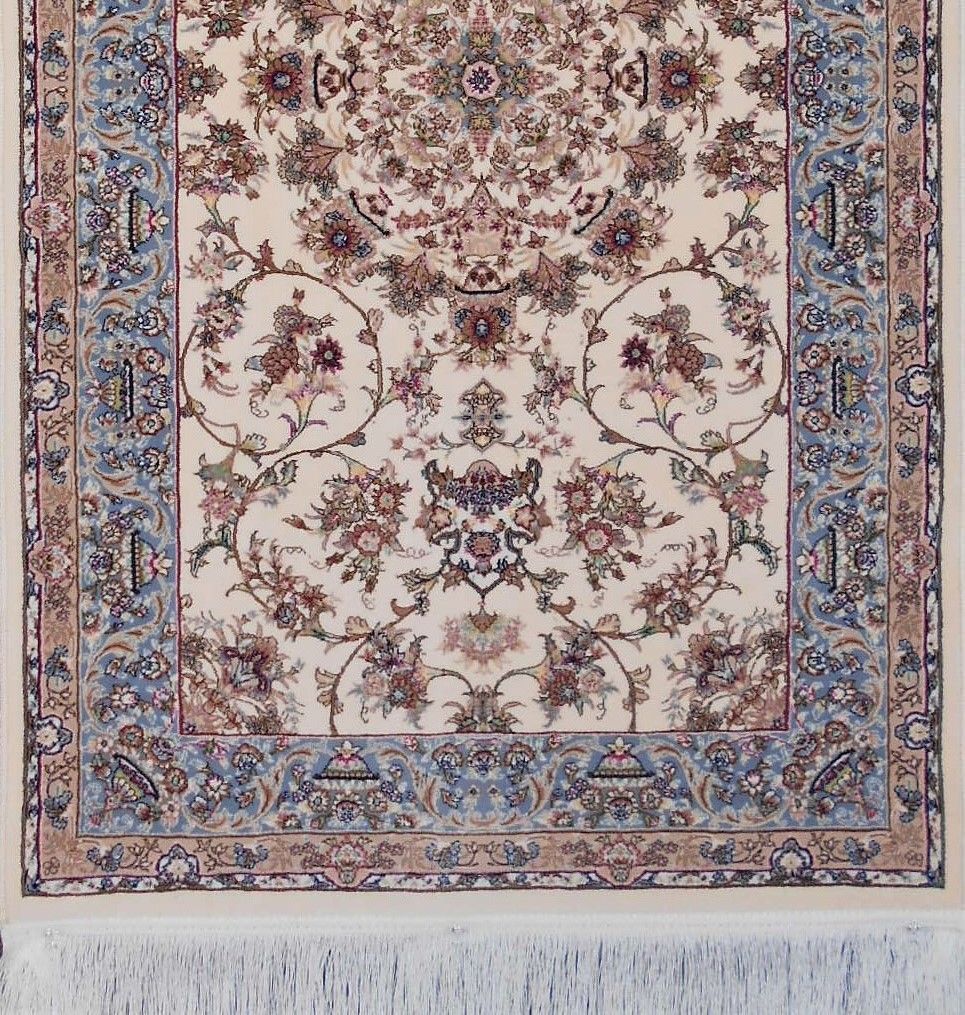 高密度、輝く、多色織絨毯！本場イラン産70×120cm‐200881 - ジャスミン