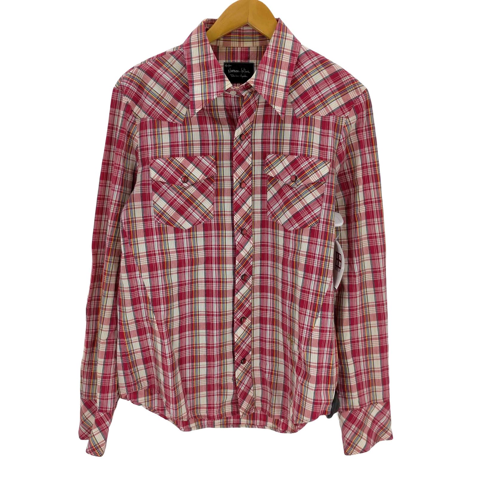 N NUMBER 05AW THS期 ウエスタンチェックシャツ メンズ JPN 3