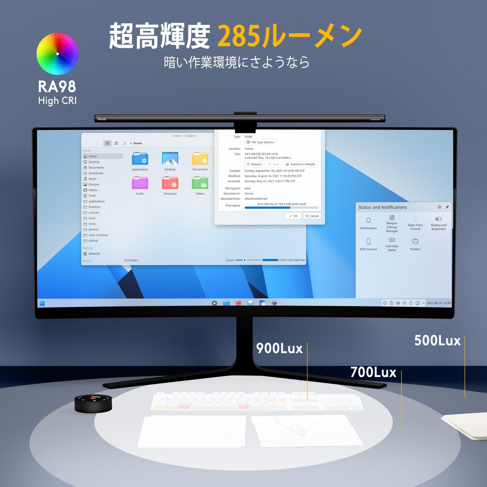 スクリーンランプ