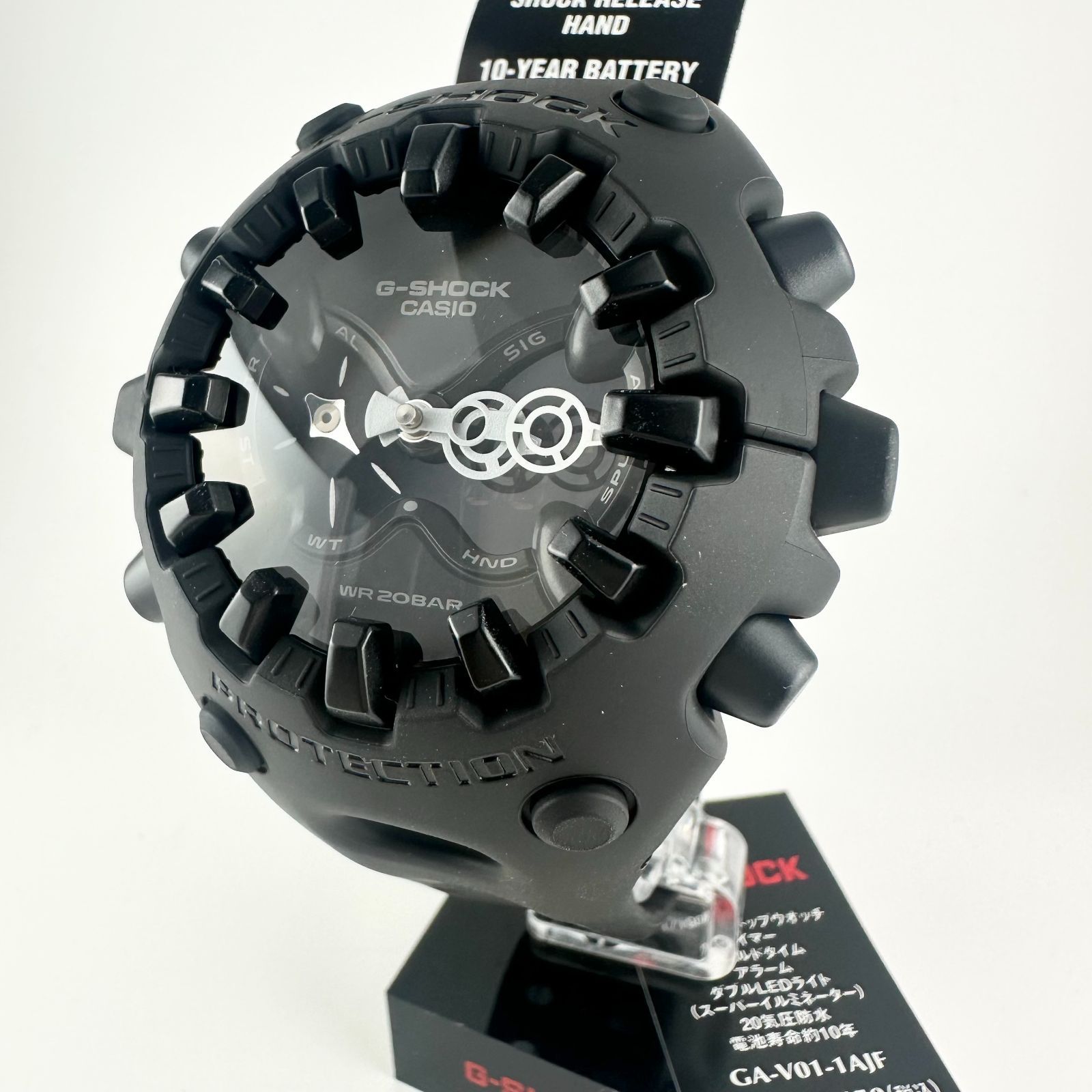 新品・未使用★国内正規品★G-SHOCK★GA-V01-1AJF G-SHOCK カシオ CASIO GA-V01-1AJF ブラック文字盤 20気圧防水