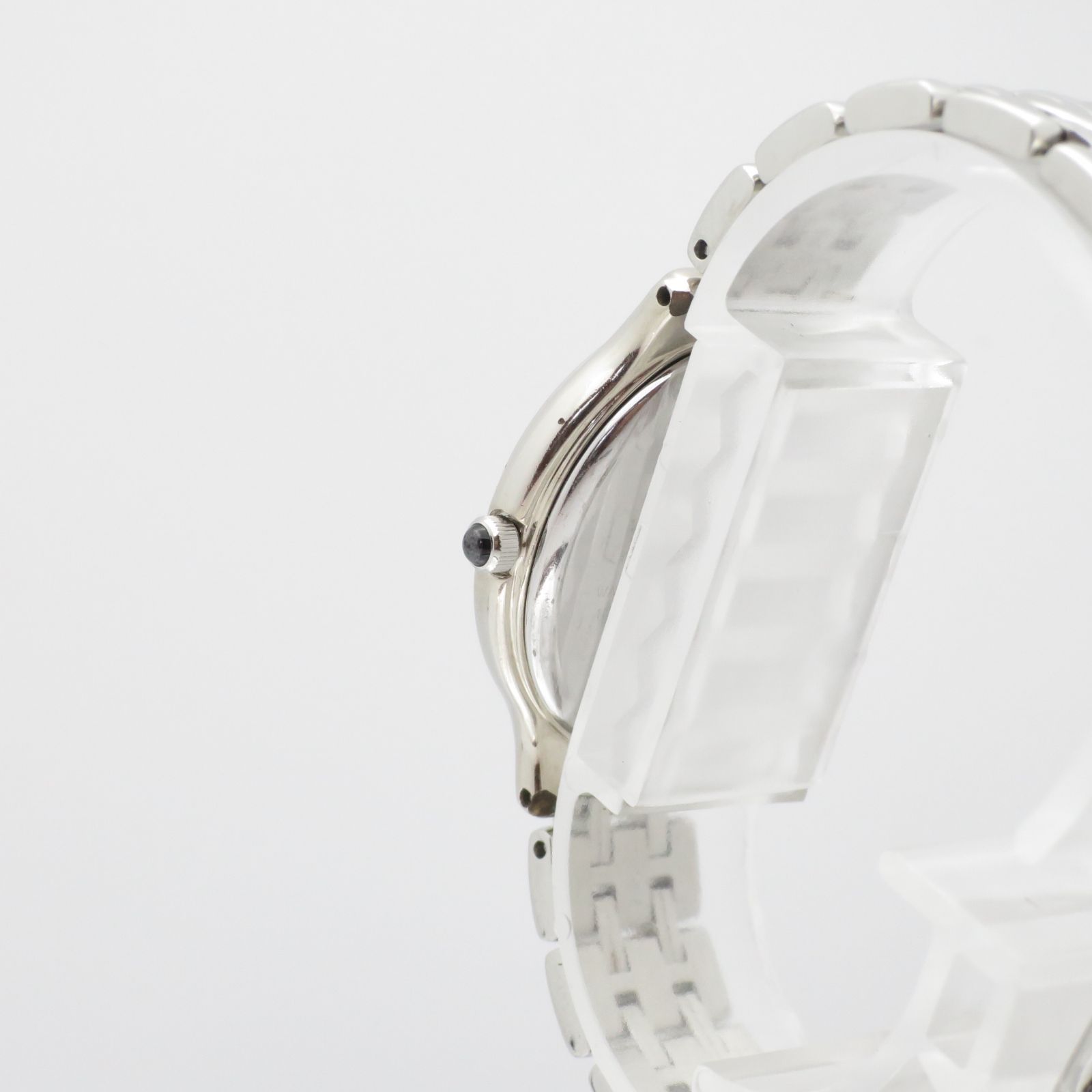 【美品/新品電池】 SEIKO セイコー オーバル レディース 腕時計 ドレス 新品電池】セイコー レディース 腕時計 ホワイト シルバー