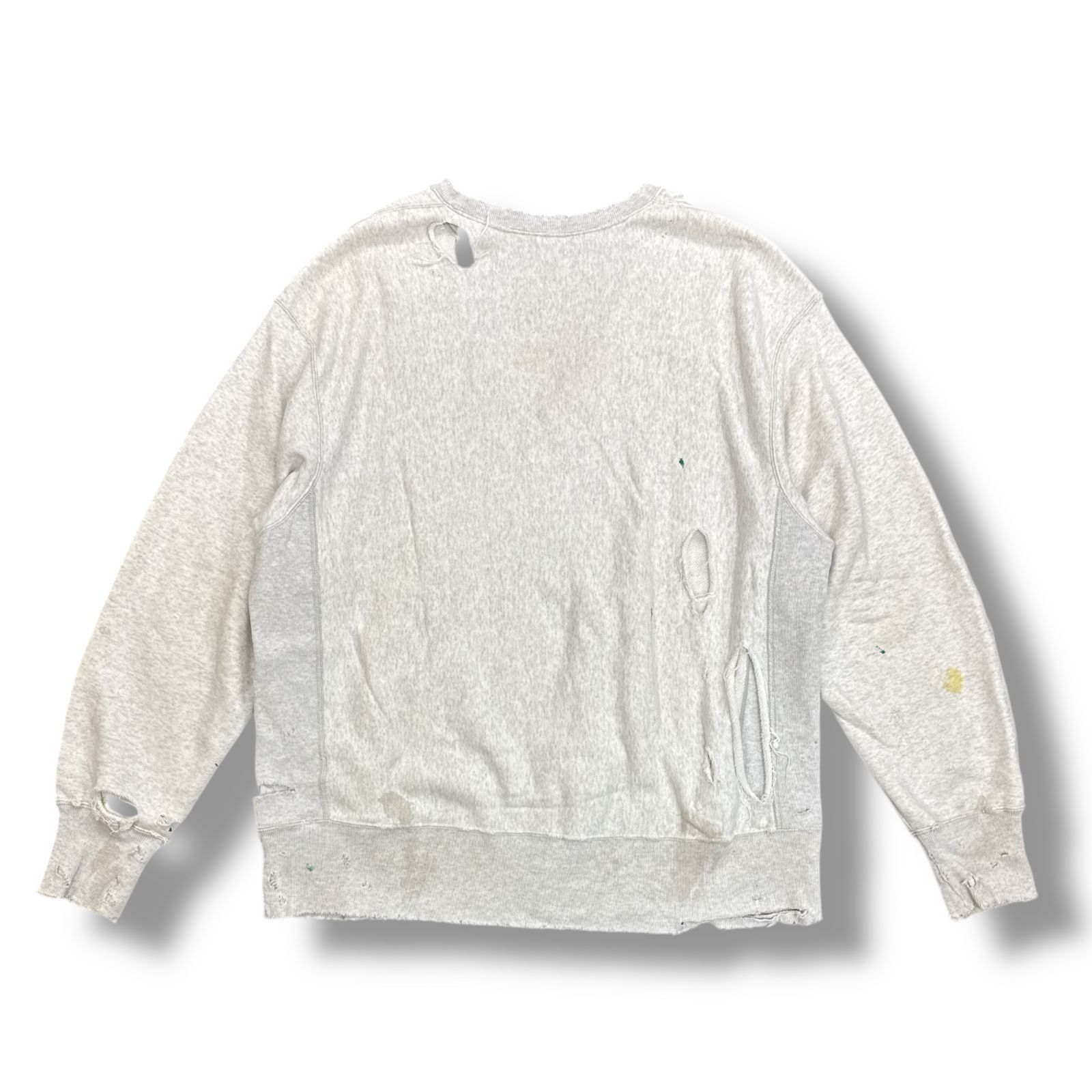 参考上代31900円 ANCELLM M CRASH CREWNECK SWEAT クルーネック 