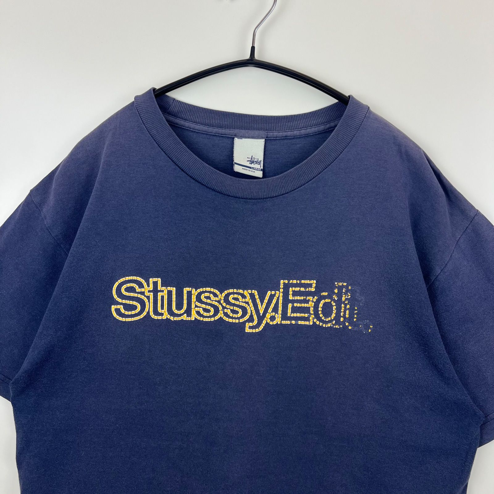 Stussy オールドステューシー キャップ フェード STUSSY ステューシー キャップ ネイビー フェード ビンテージ 帽子
