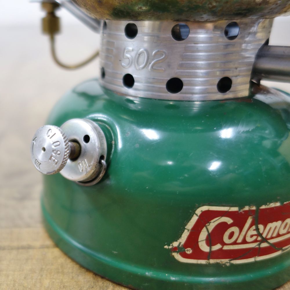 整備済み コールマン Coleman 502 シングル ストーブ 82年