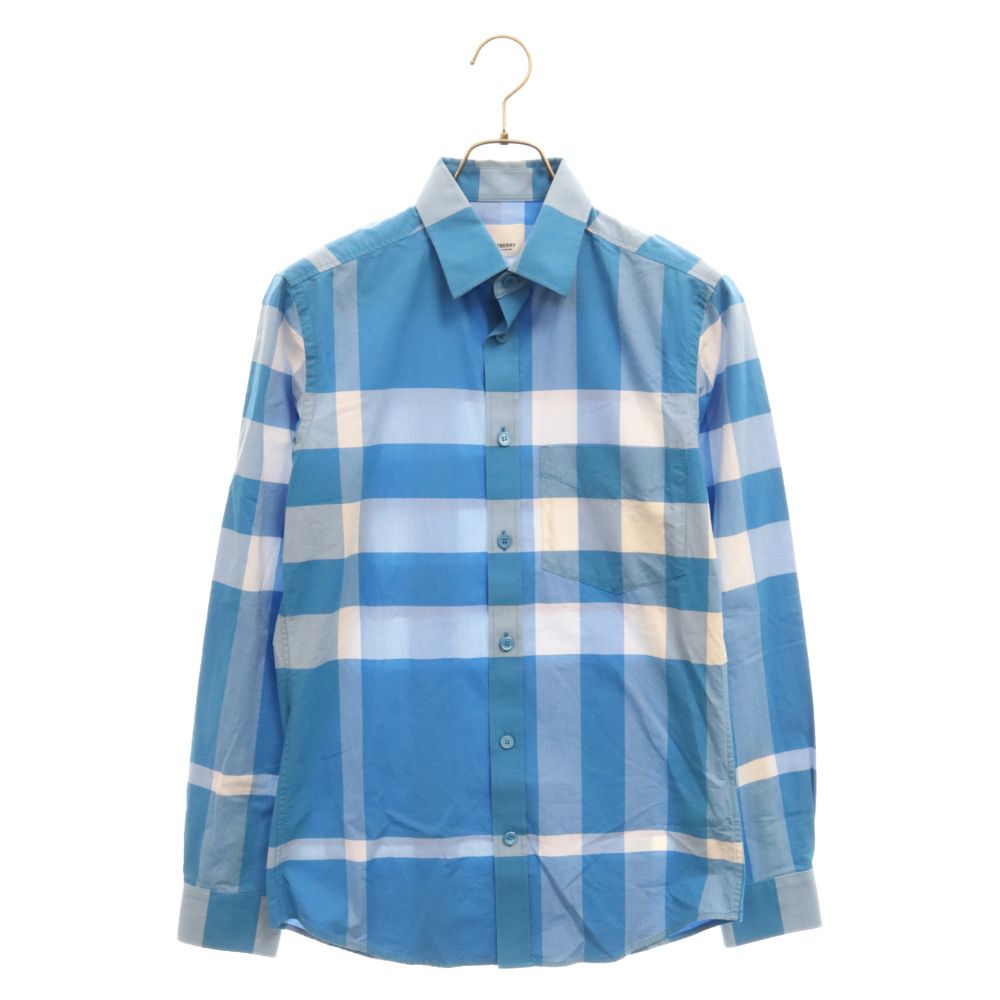 BURBERRY (バーバリー) オーバーサイズド チェック 長袖シャツ