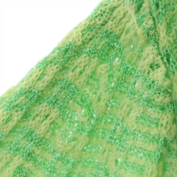 ミッソーニ イタリア製 ウールブレンド ボーダー アンサンブル ニット カーディガン グリーン系 Missoni レディース 古着 中古 中古・古着通販】missoni (ミッソーニ) ニットカーディガン