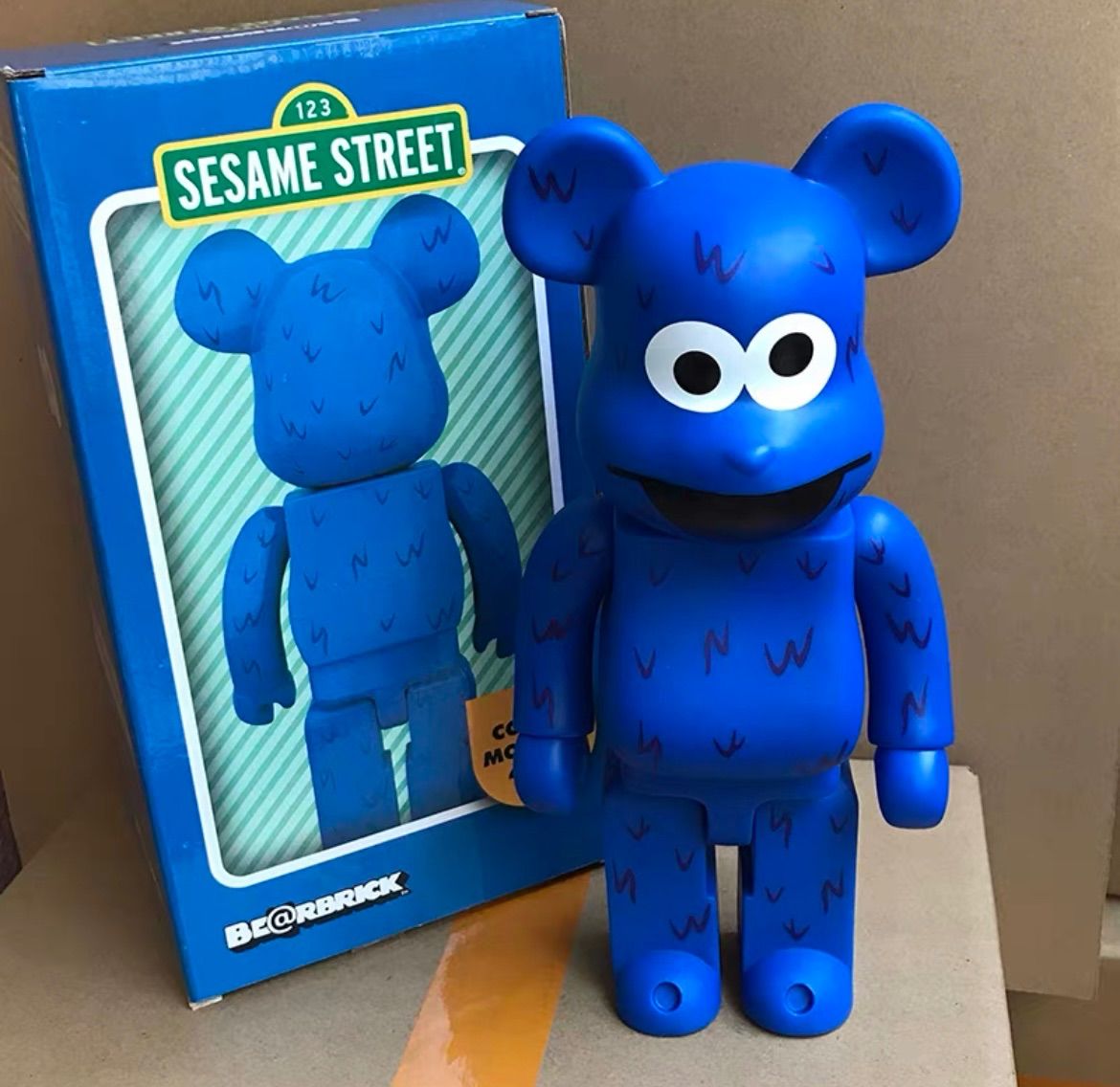 BE@RBRICK セサミストリート ベアブリック クッキーモンスター1000% BE@RBRICK SERIES 50