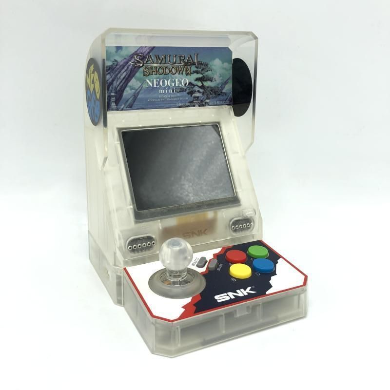 中古】本体）【動作確認済み】SNK/NEOGEO mini本体 サムライ