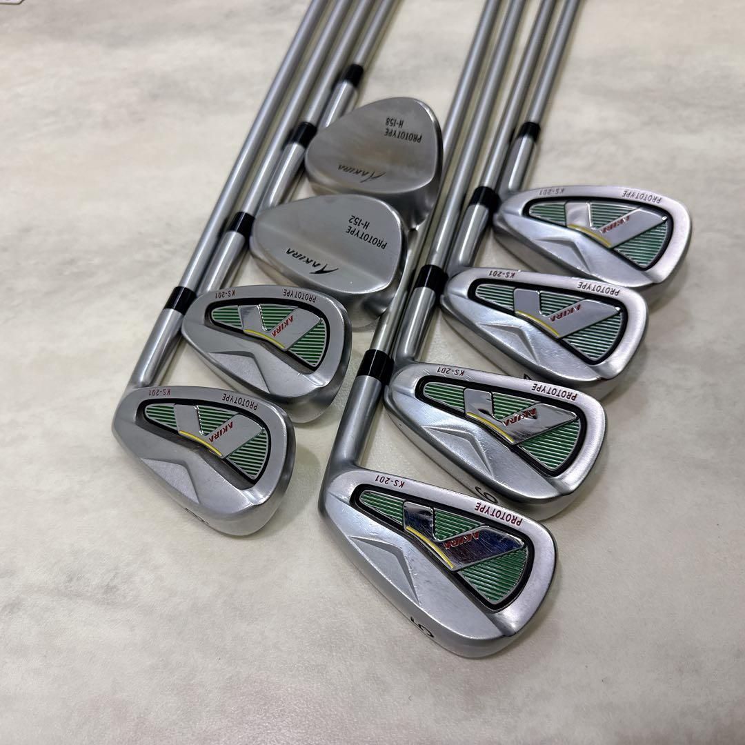 MCIカスタム AKIRA KS-201 プロトタイプ アイアン ウェッジ 8本