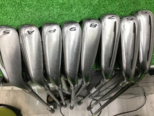 【中古】 テーラーメイド M2(2017)  8S アイアンセット IR TM7-217 (フレックスS) メンズ 男性用 右利き 右用 Cランク ゴルフクラブ