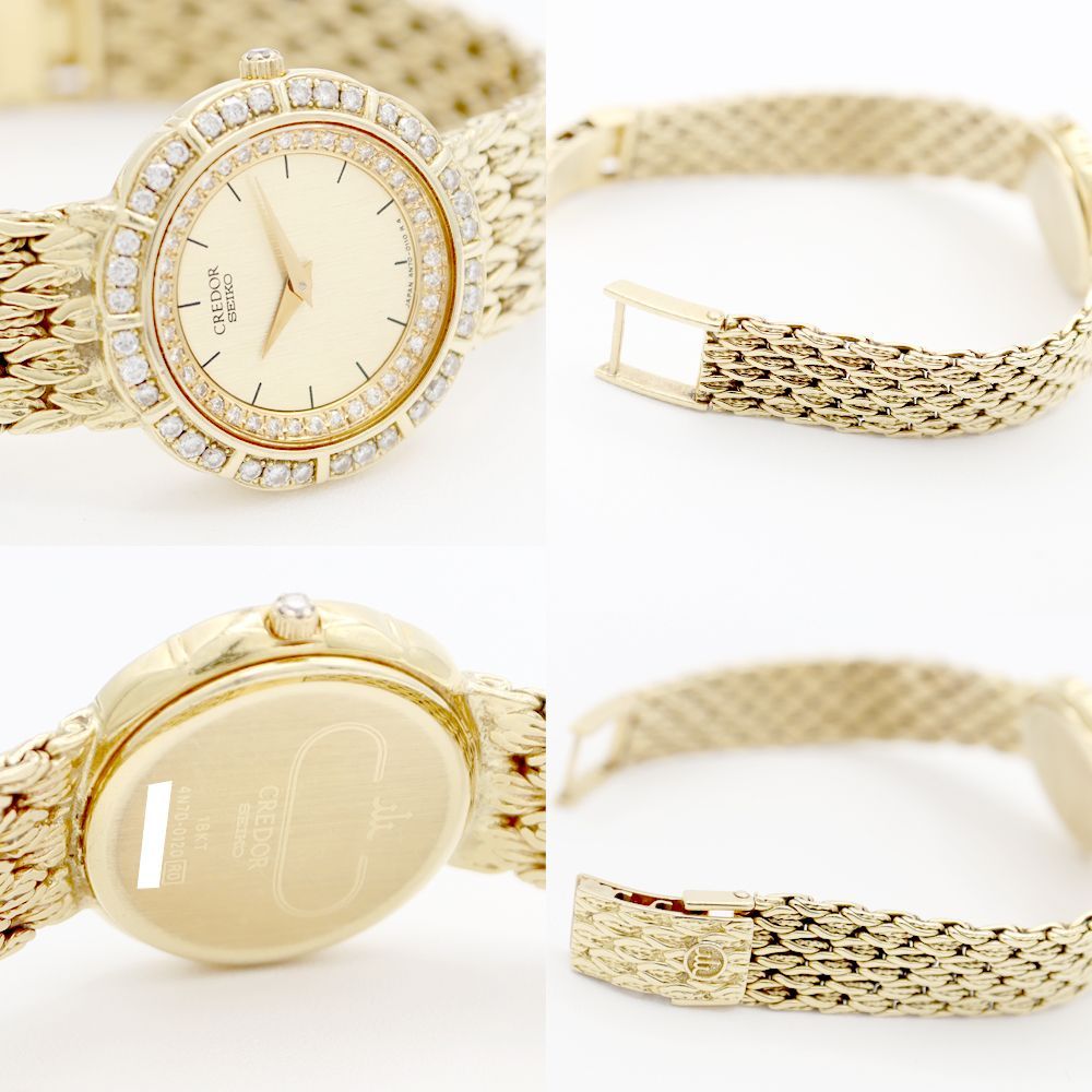 電池交換済 SEIKO セイコー CREDOR クレドール 4N70-0120 GTAA008 純正