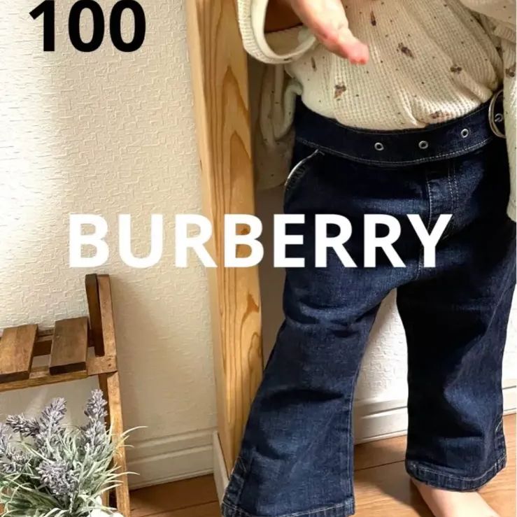 ☆BURBERRY☆バーバリー フレアデニムパンツ ワイドデニムパンツ 