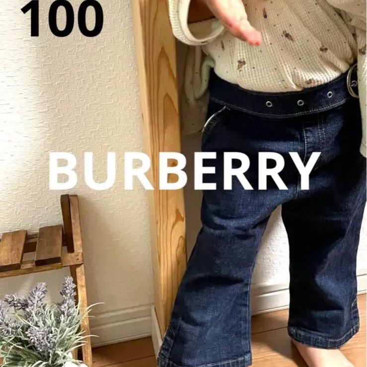 ☆BURBERRY☆バーバリー フレアデニムパンツ ワイドデニムパンツ