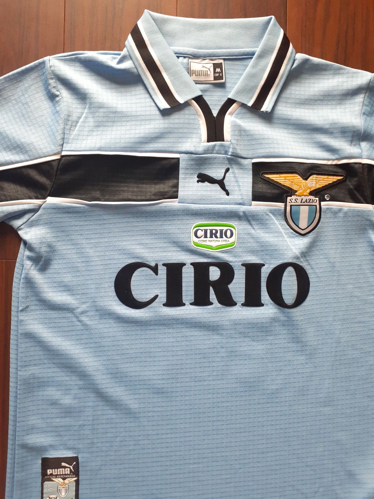 ラツィオ 1998-2000 Puma ホーム長袖 ユニフォーム #9 SALAS