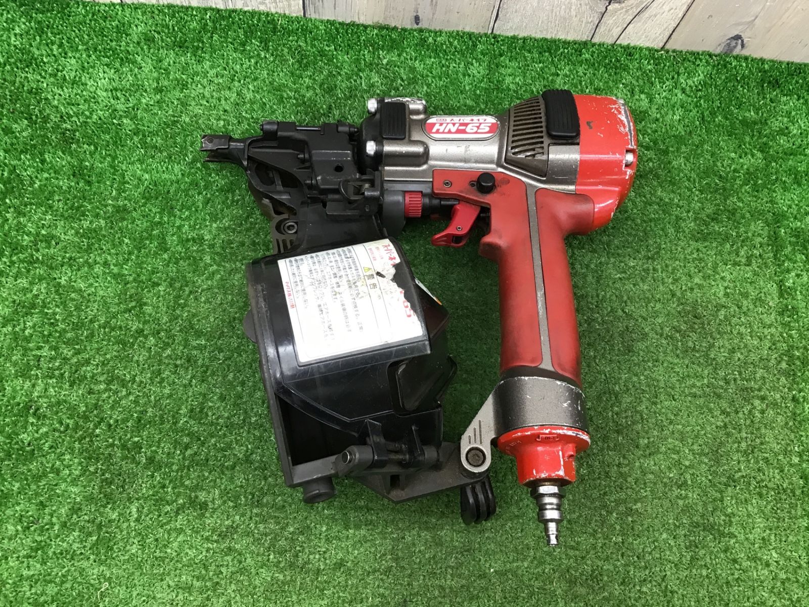送料無料 動作品 △マックス MAX 高圧エア釘打ち機 スーパーネイラ HN-65△アクトツール富山店△C
