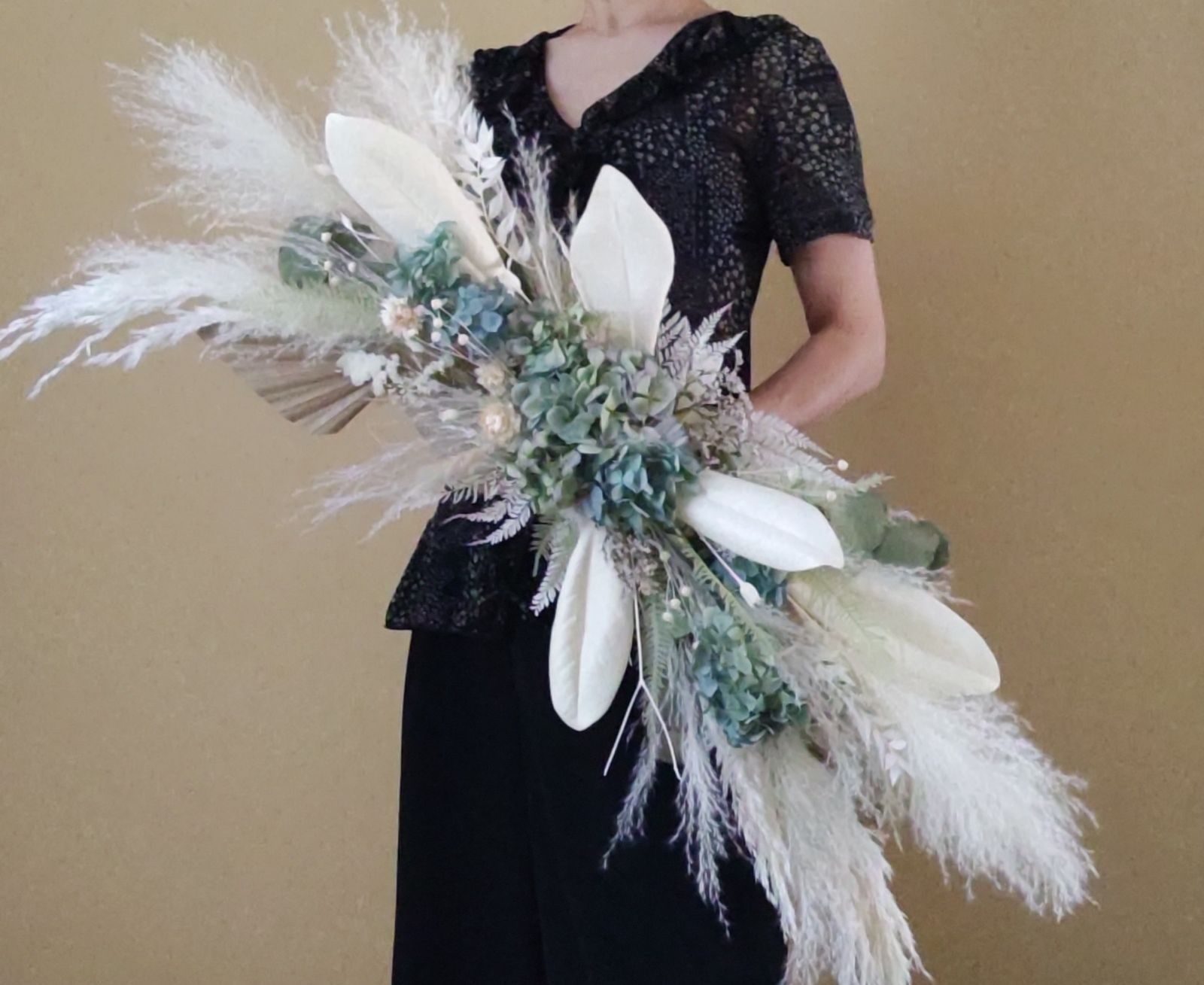 横長スワッグ ホワイトガーデンStyle ニューボーン バースデー 贈り物