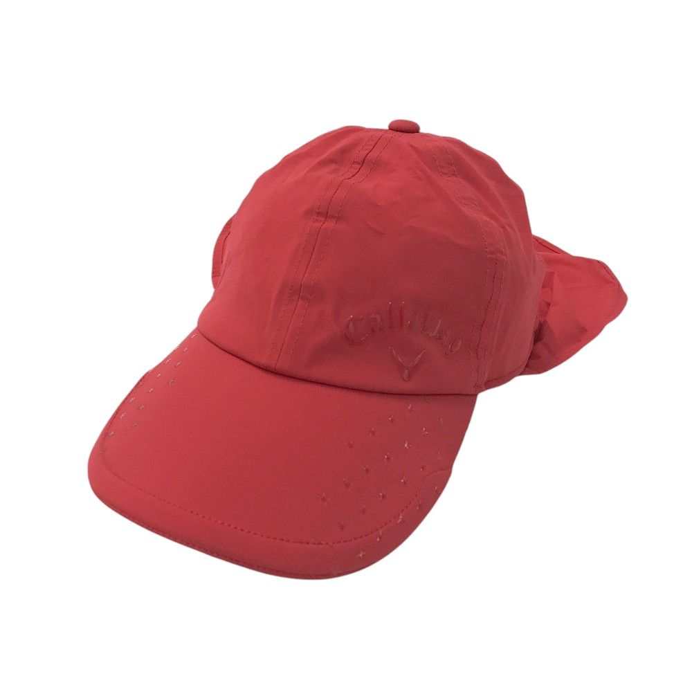 CALLAWAY キャロウェイ  2WAY レインキャップ 星柄 レッド系 FR [240101355721] ゴルフウェア ストスト