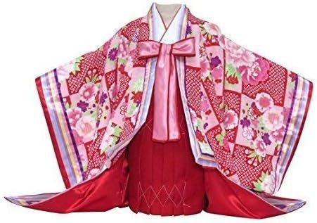 赤ピンク系 十二単風