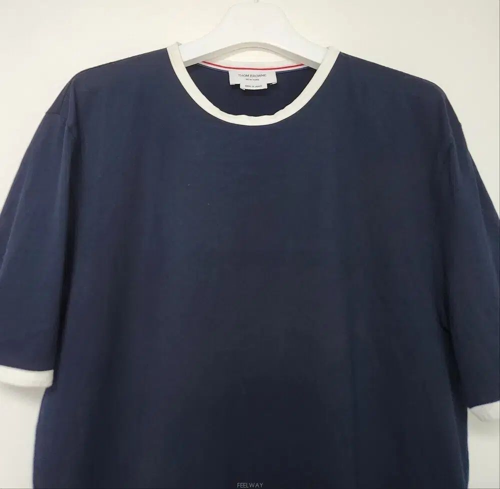 THOM BROWNE ネイビー 半袖トップス 三越伊勢丹 | THOM BROWNE/トムブラウン_men 通販 | オーバー