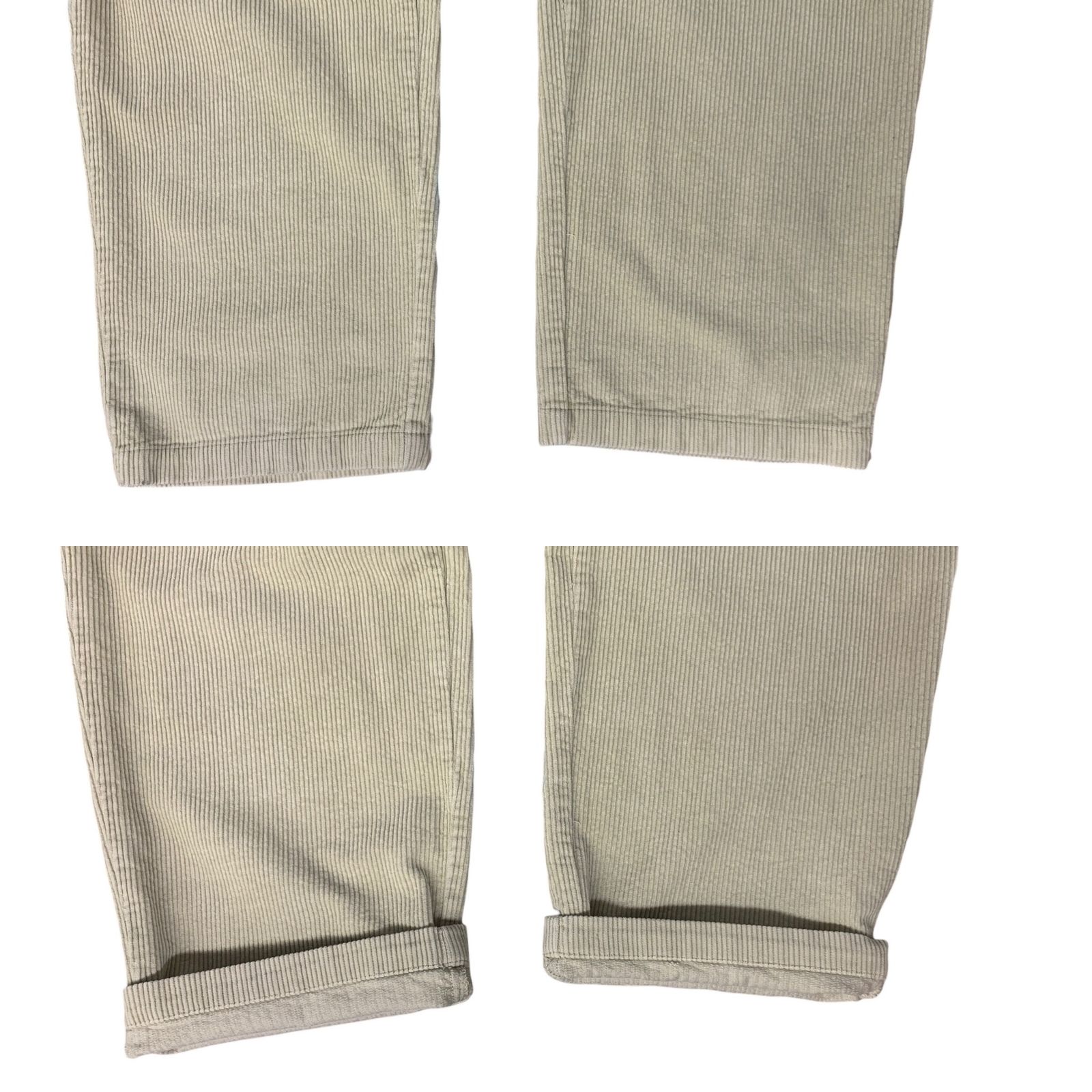 ラルフローレン 太畝 タックコーデュロイパンツ w38 Andrew ベージュ