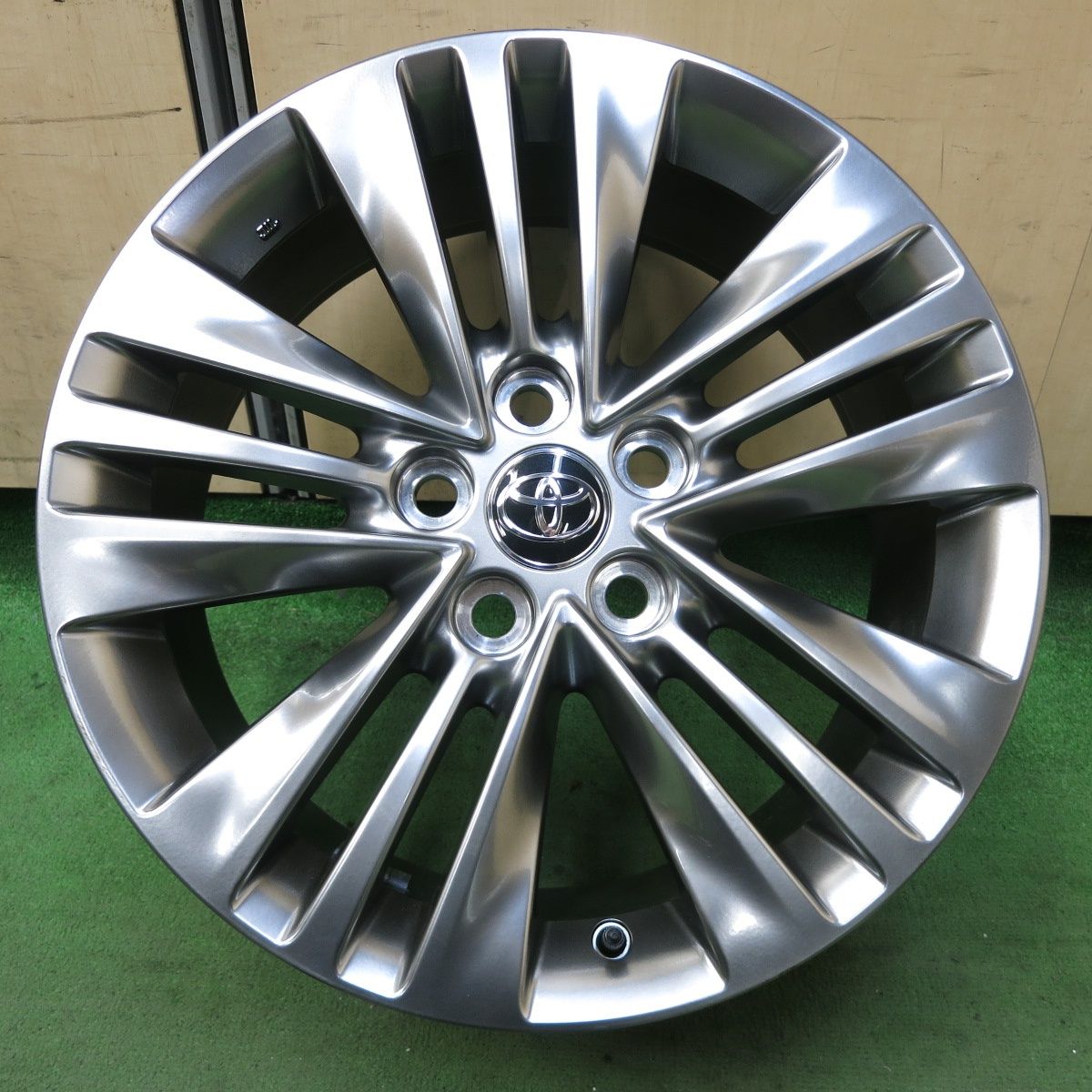 送料無料 新車外し 1本 トヨタ 40系 アルファード ヴェルファイア Zグレード 純正 ホイール 18インチ 18×7J PCD120|5H 5101505ナホ