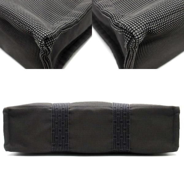 エルメス トートバッグ エールライン MM グレー キャンバス HERMES エルメス(Hermes) エルメス トートバッグ エールラインカバス
