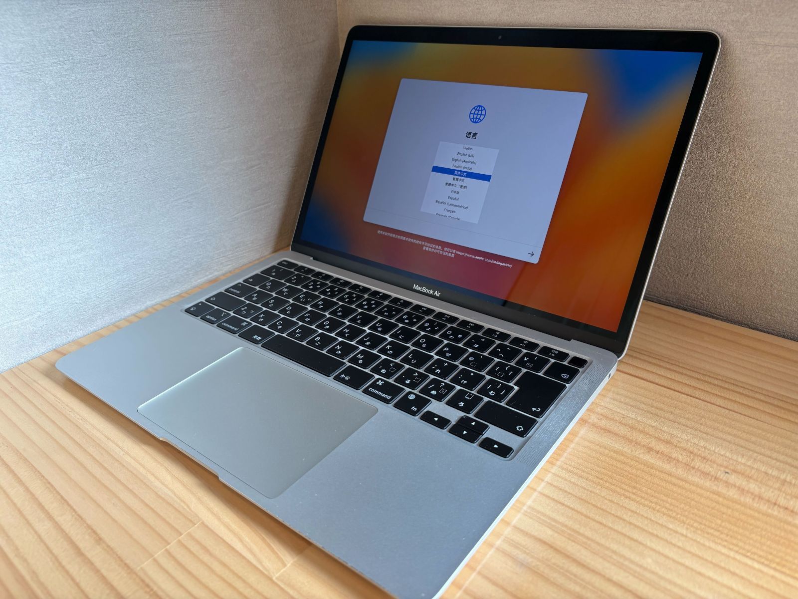 MacBook Air (M1, 2020) メモリ 16GB / SSD 512GB / 日本語配列