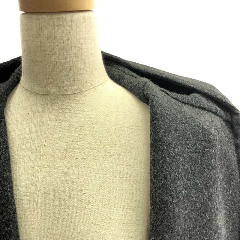 MARNI / マルニ | ウール フード ジップアップ コート | 38 | グレー