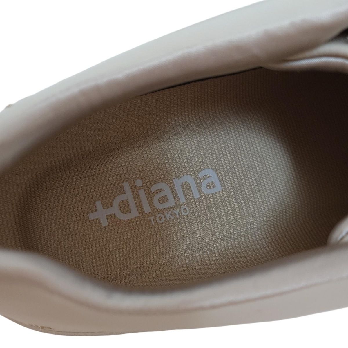 DIANA(ダイアナ) スニーカー 23 レディース - 白×ピンクベージュ DIANA(ダイアナ) スニーカー 23 レディース - 白×ピンクベージュ