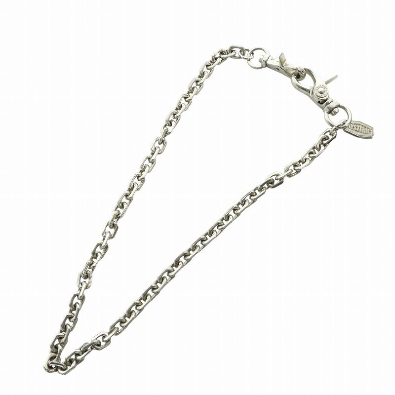 ヒステリックグラマー HYSTERIC GLAMOUR ウォレットチェーン ロゴ プレート シルバー色 GY11 |MQ