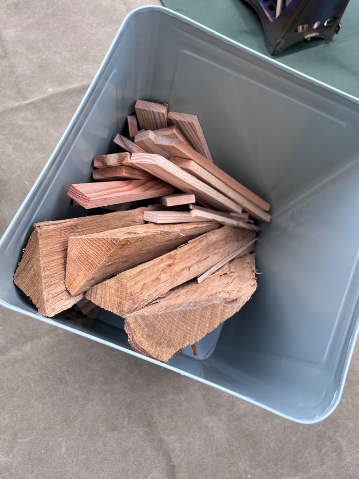 リメイク一斗缶（蓋なしオレンジ） 収納ボックス リメイク缶